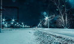 Освещение улицы Путейская