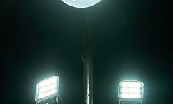 Освещение стен Казанского Кремля