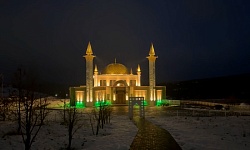 Подсветка мечети в г. Сатка
