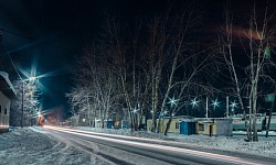 Освещение улицы Путейская