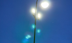 Освещение стен Казанского Кремля