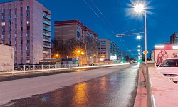 Освещение улицы Максимова