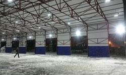 Освещение складского комплекса промышленно-торговой компания по продаже сантехнического оборудования