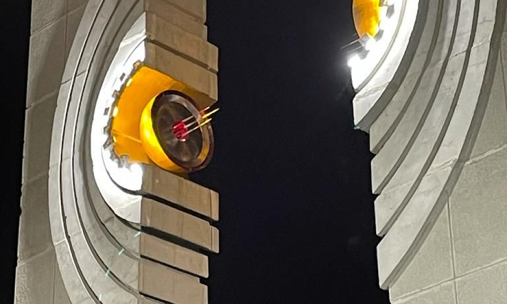 Архитектурное освещение памятника И.В. Курчатову