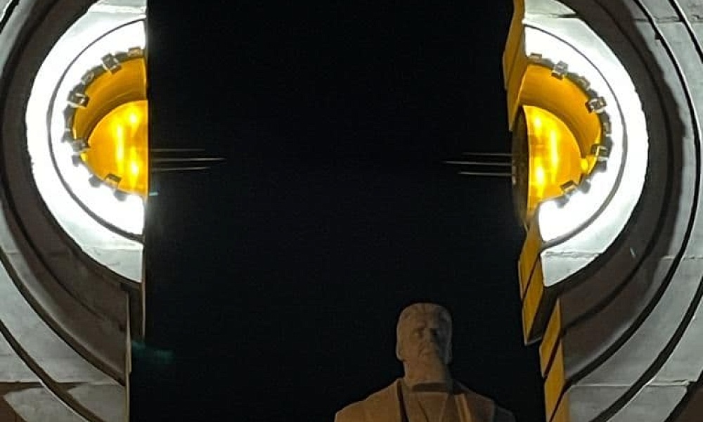 Архитектурное освещение памятника И.В. Курчатову