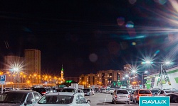Освещение парковки Леруа Мерлен Казань