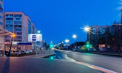 Освещение улицы Максимова