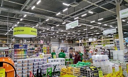 Освещение строительного гипермаркета