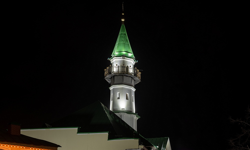 Архитектурная подсветка мечети Аль-Марджани