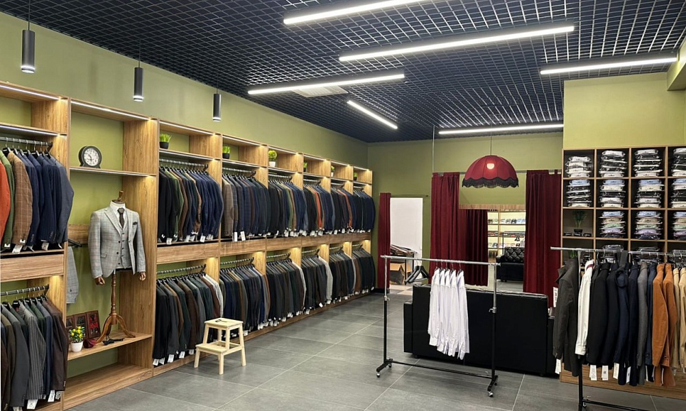 Освещение магазина-ателье светильниками H-lux EQ