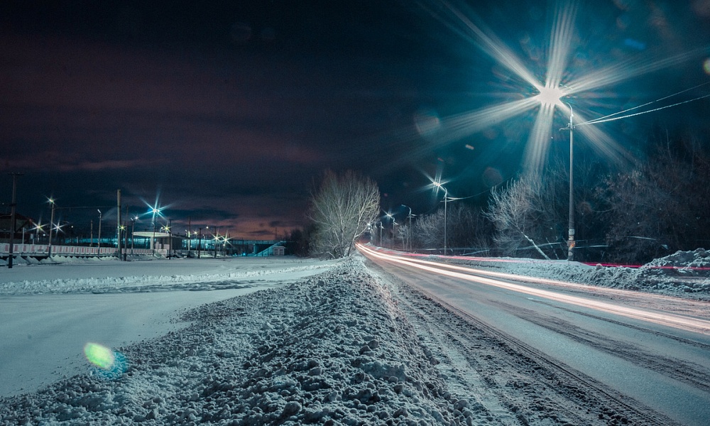 Освещение улицы Путейская