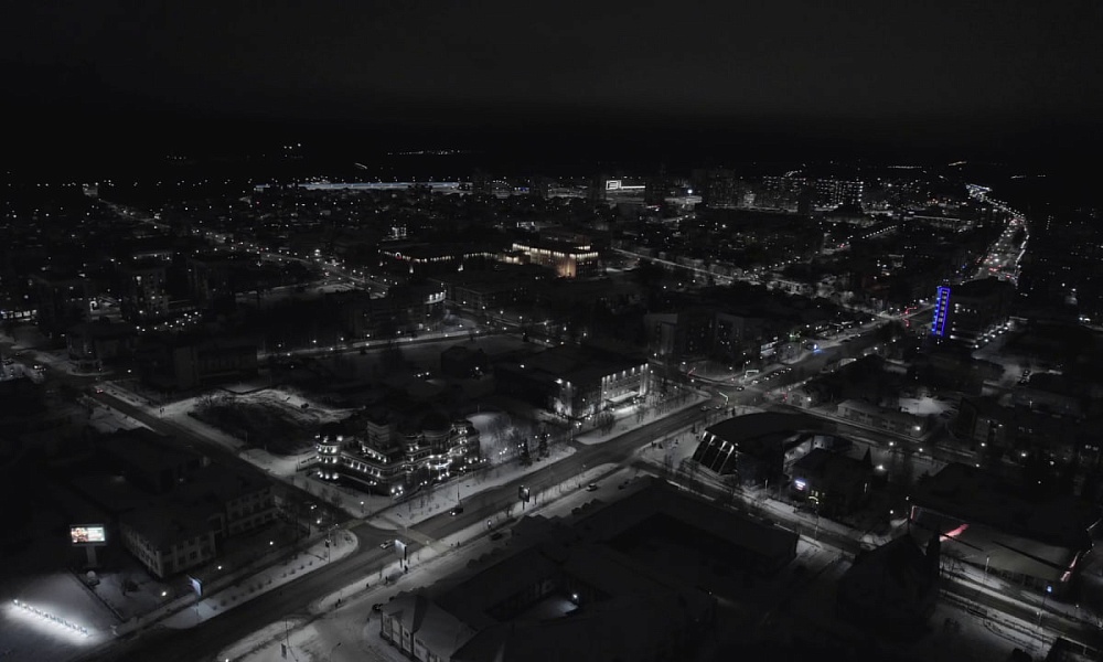 Уличное освещение в Ханты-Мансийске