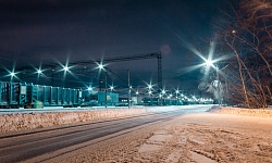 Освещение улицы Путейская