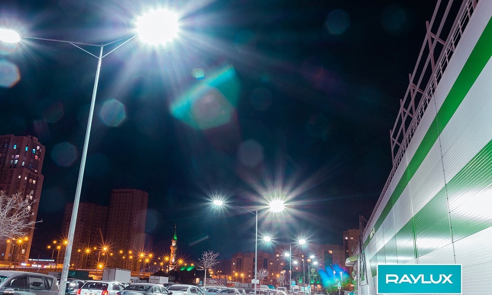 Освещение парковки Леруа Мерлен Казань