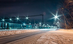 Освещение улицы Путейская