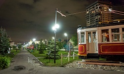 Парковое освещение аллеи Славы на Петербургской 