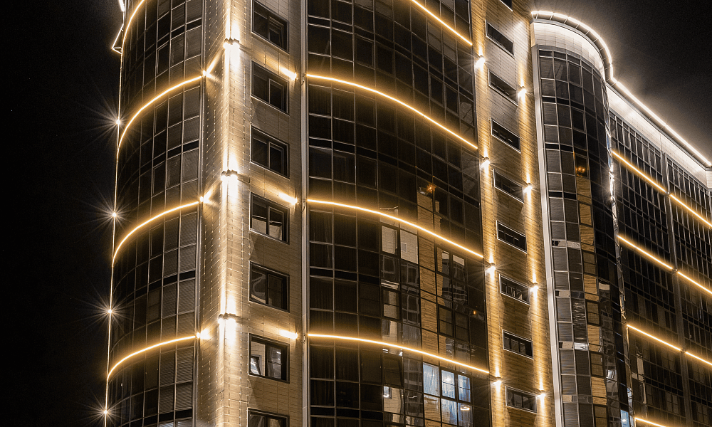 Архитектурная подсветка ЖК "Sun Hills"