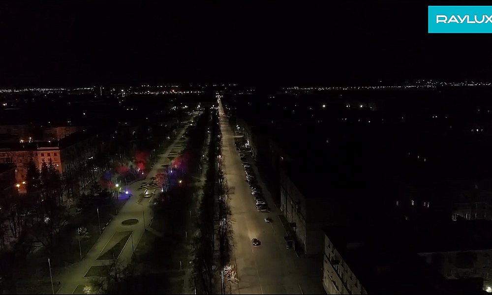 Освещение Металлургического района в Челябинске