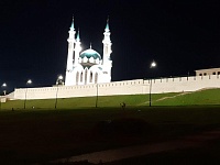 Expoten подсветил стены Казанского Кремля