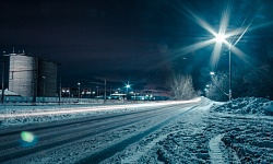 Освещение улицы Путейская