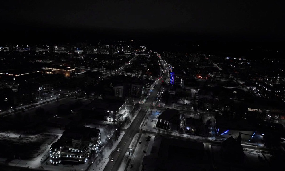 Уличное освещение в Ханты-Мансийске